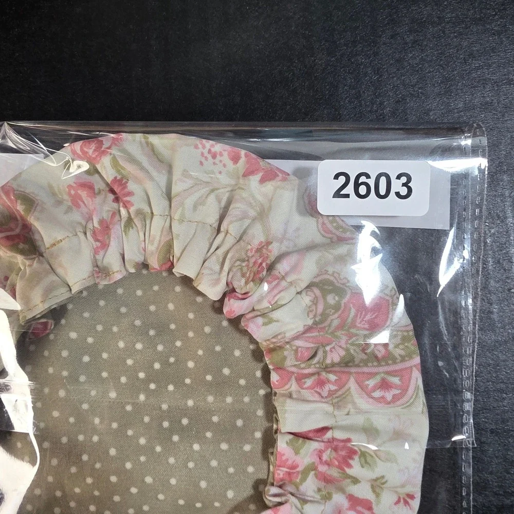 Pink‎ Paisley Roses / Green Polka Dot KitchenAid Mixer Mixing Bowl Cover Baking